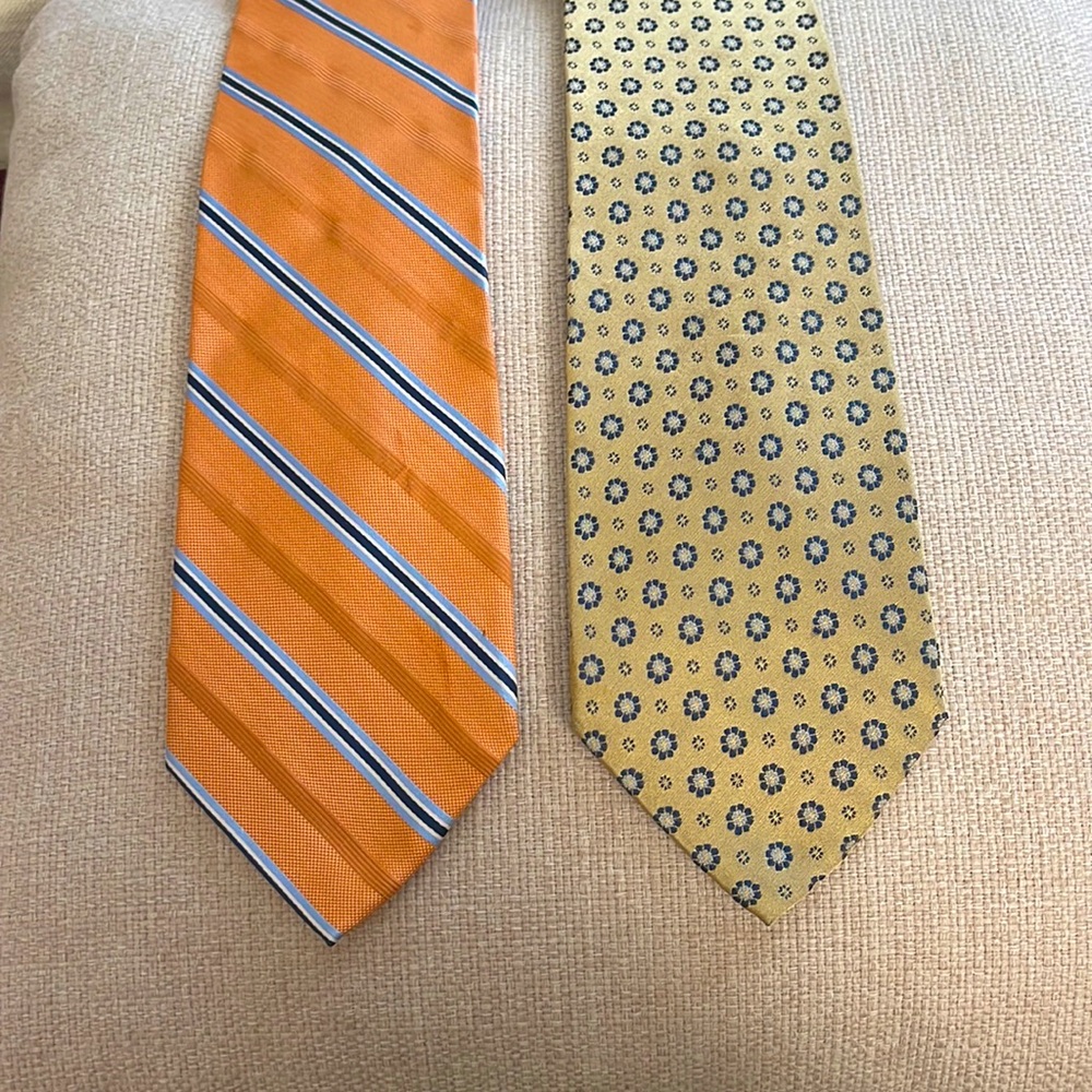 Burma Bibas Two Elegant Men's Ties